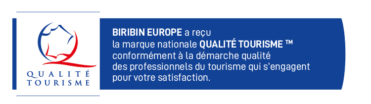 biribin europe qualite tourisme Le Groupe Biribin : plus de 50 ans d’excellence saluée par la marque "Qualité Tourisme" du Ministère de l’économie.
